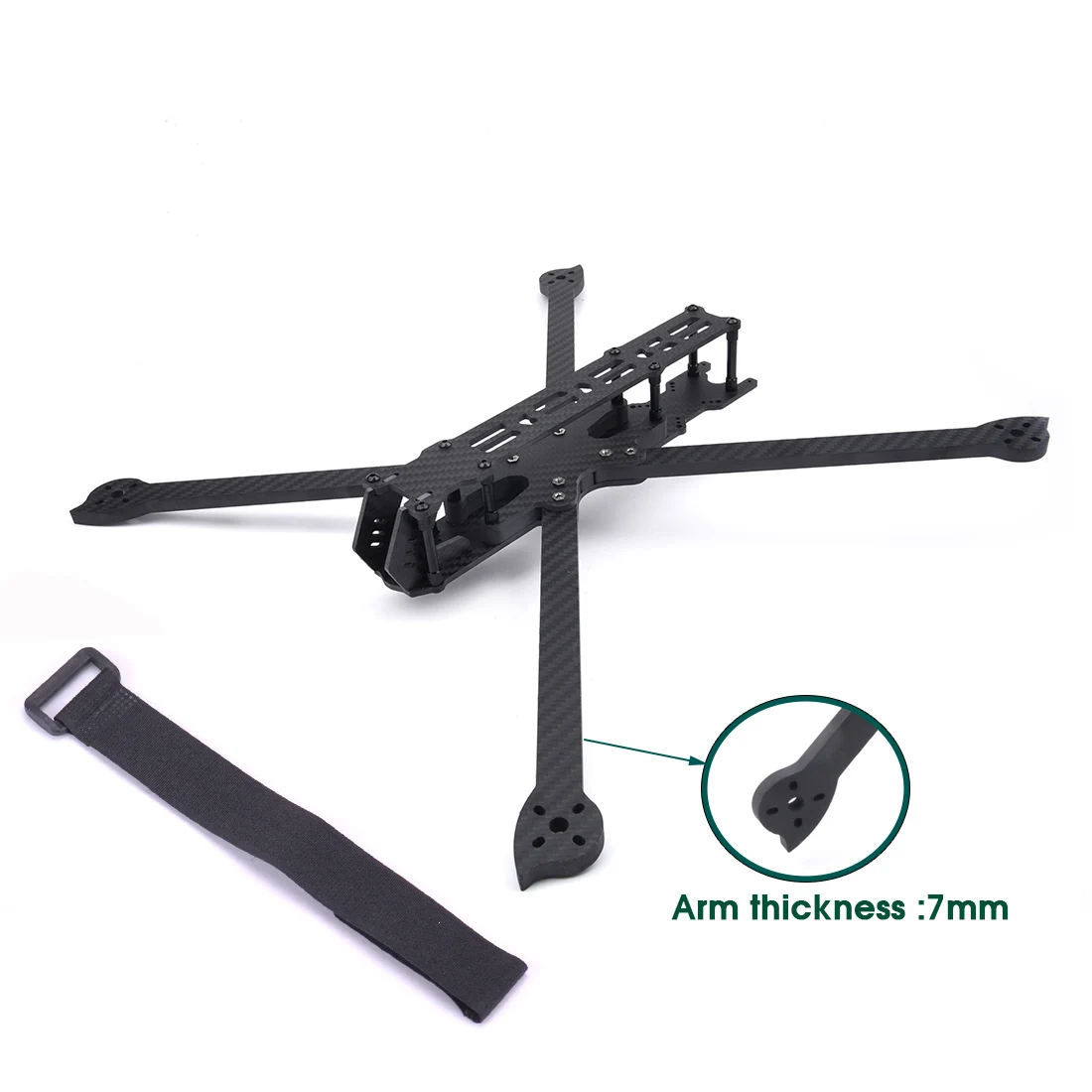 XL10 V7 10inch T7 420mm Wheelbase with 7.0mm Arm TrueX Carbon Fiber Frame for Super Long Range FPV Freestyle Frame Quadcopter